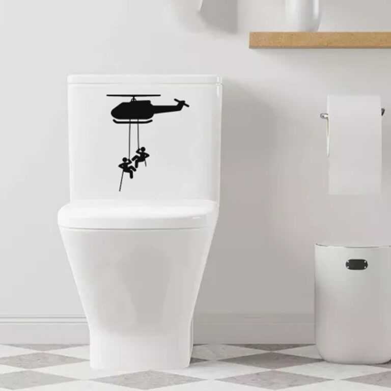 Adesivo Vinil Decorativo Tampa de Vaso Sanitário