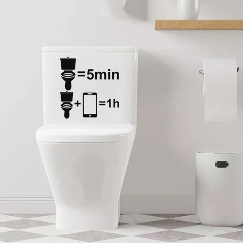 Adesivo Vinil Decorativo Tampa de Vaso Sanitário