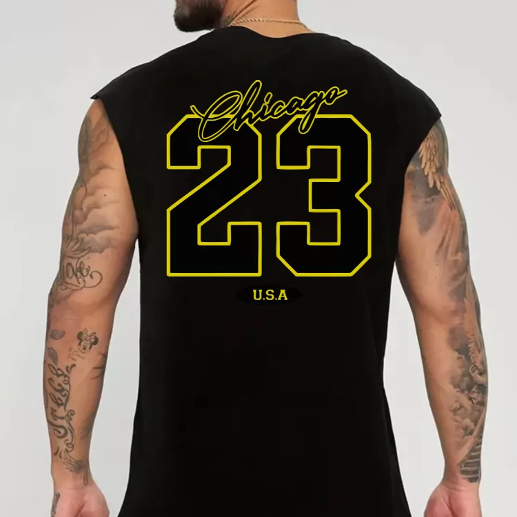 Camiseta Regata Oversized 23 Chicago Masculina Str