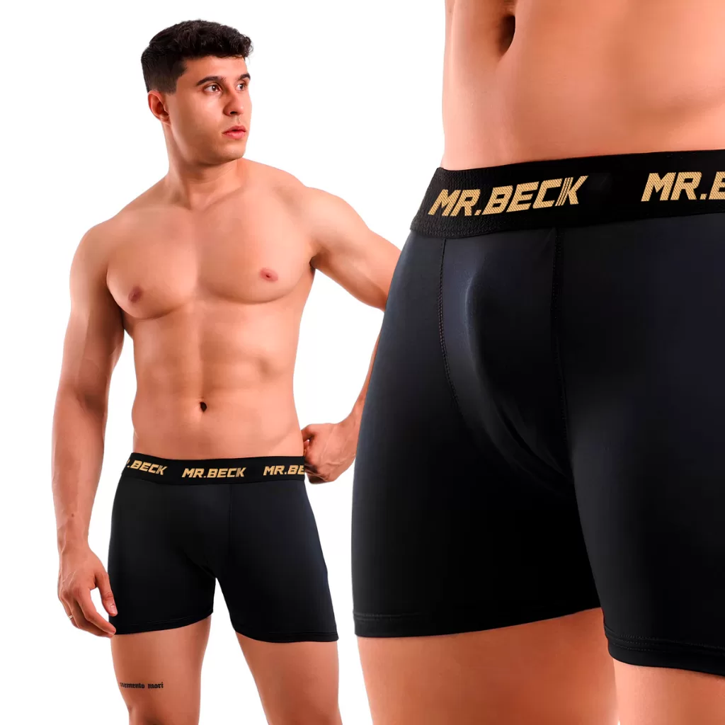 Kit 10 Cuecas Box Boxer Adulto Microfibra MR.BECK Cueca