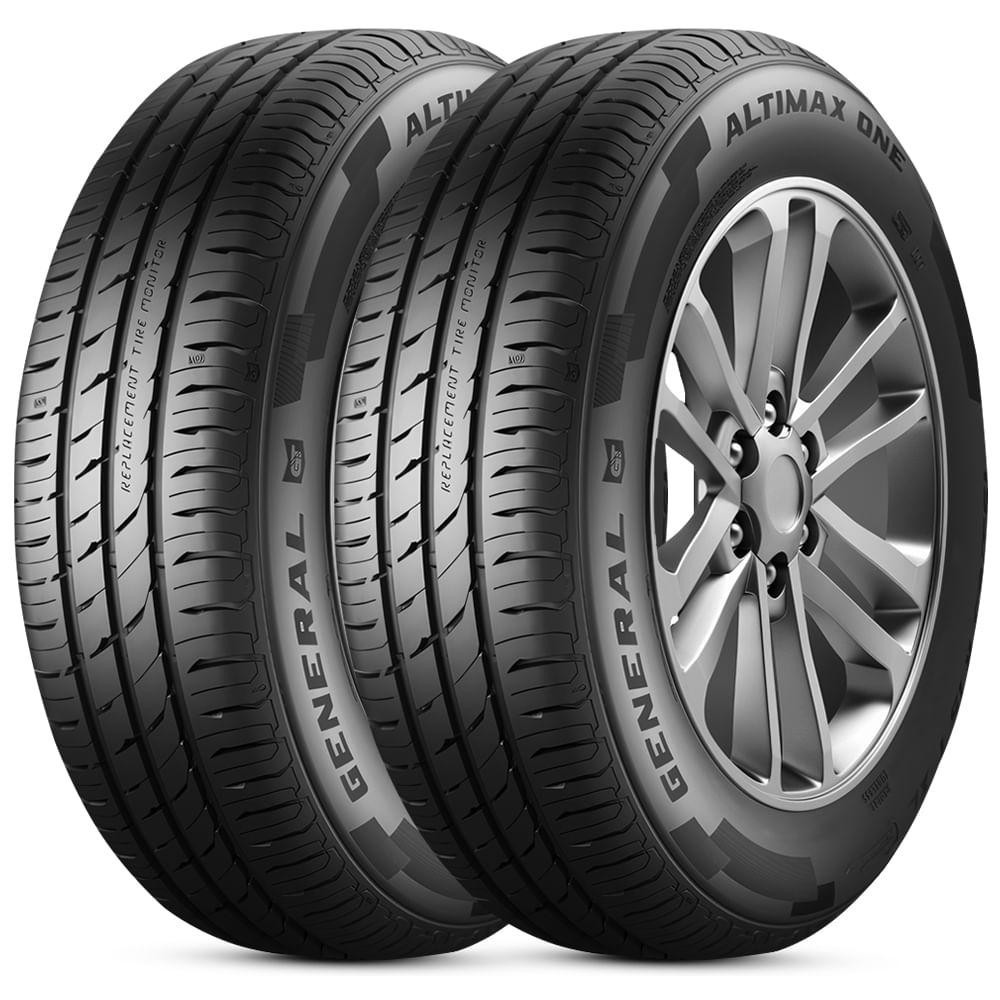 Kit 2 Pneu General by Continental Aro 13 175/70r13 82t Altim
