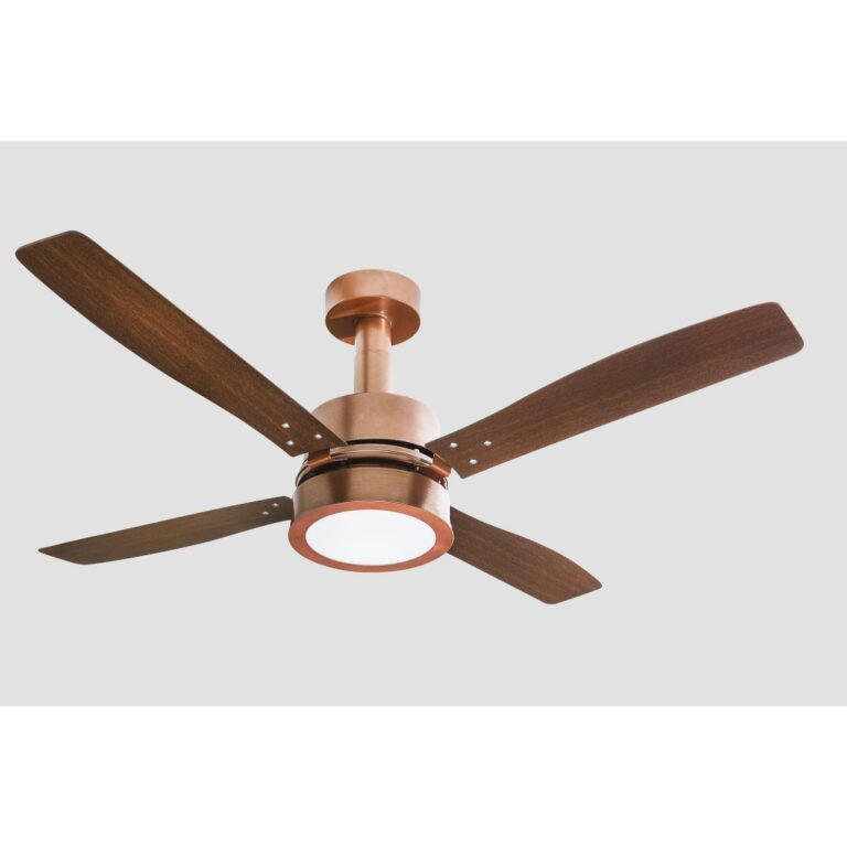 VENTILADOR VINTAGE LED 4 P TB 127 V COBRE C3V VENT