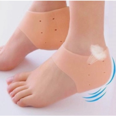 Par de Meia Palmilha Silicone Gel Protecao Ortoped
