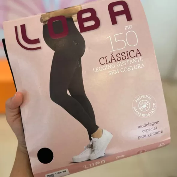 Calça Legging Gestante Selene Sem Costura Loba Co