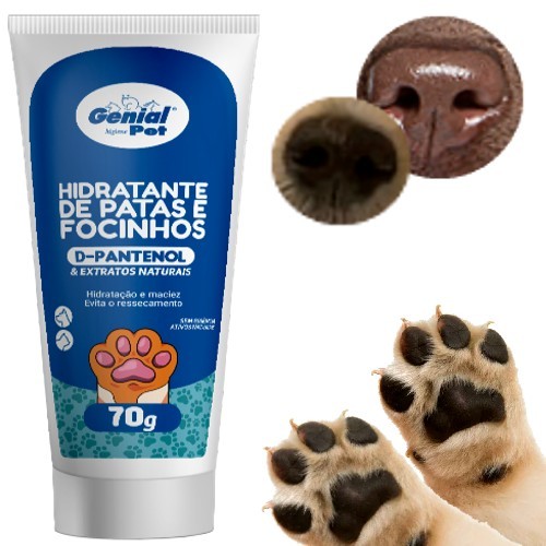 Hidratante de Focinho/Patinhas 100% Natural Creme 