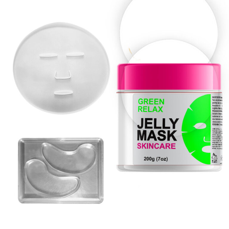 Kit para preparo jelly mask rosto-corpo e olhos