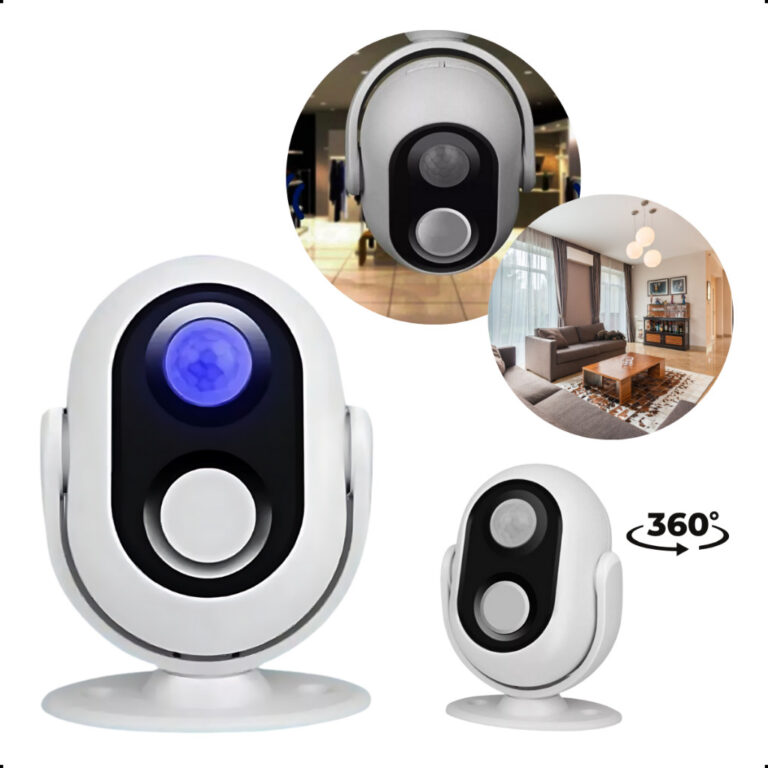Sensor De Presença e  Movimento Sem Fio Inteligen