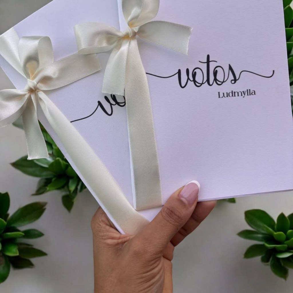 Par de Cadernos de Votos para Casamento Noivos