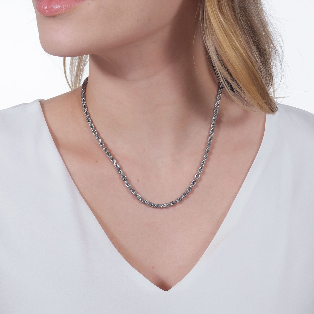 Cordão Baiano 3mm em Aço Inox