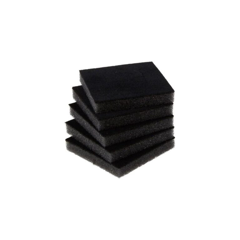 Kit 100 Espuma Preta Veludo de Berço Joias Bijute