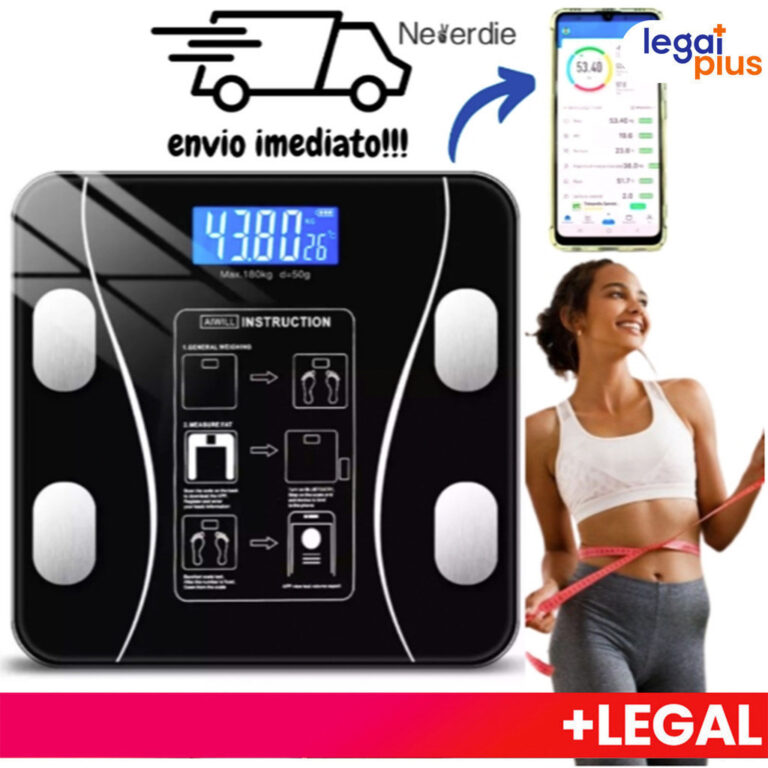 Balança Digital Medidora Corporal Bioimpedância 