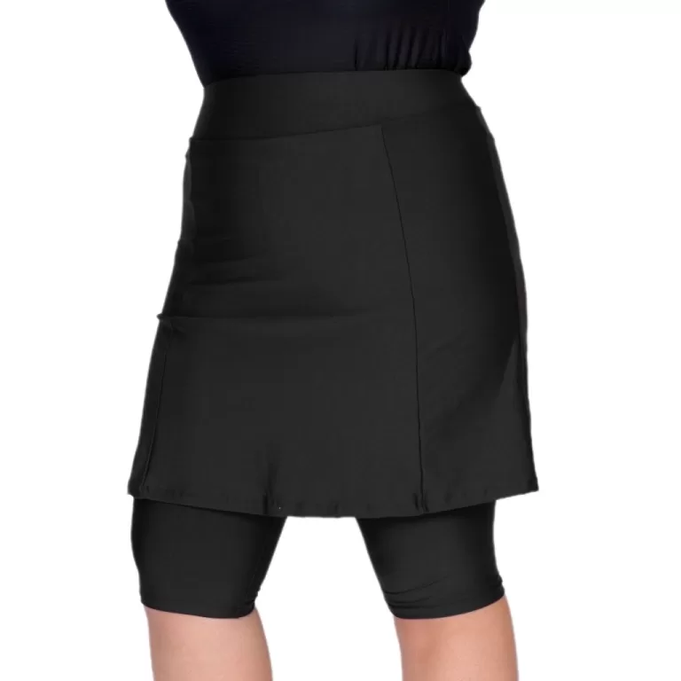 Short Saia Para Academia Plus Size Roupa Modesta F