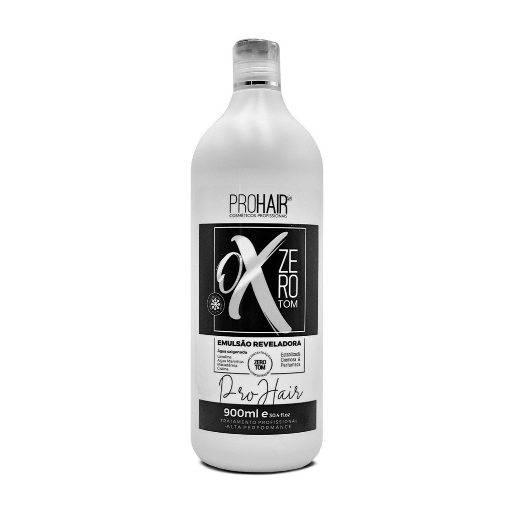 Água Oxigenada 900ml OX Zero Tom  Prohair