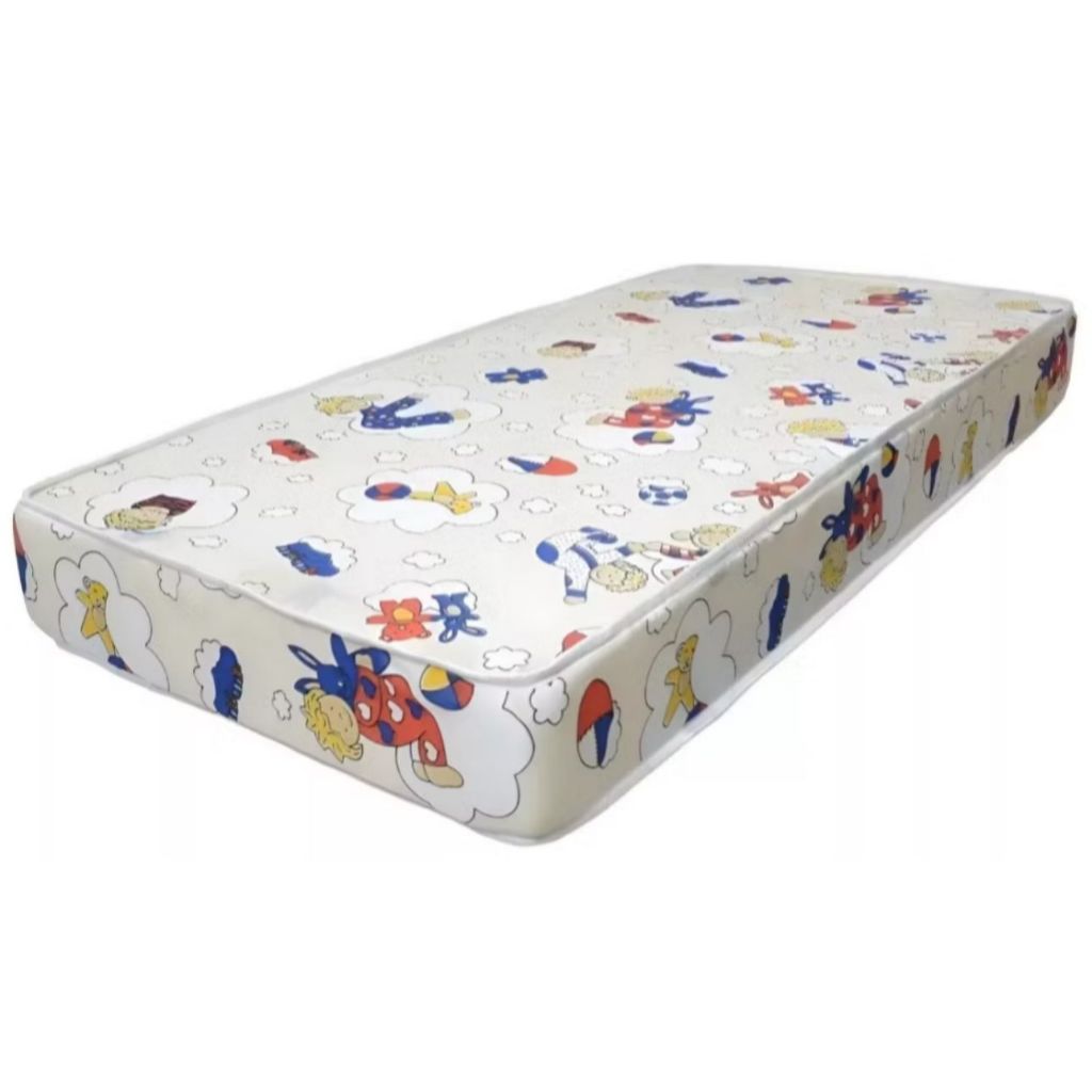 Colchão de Berço Chiqueirinho Moisés Desmontável 100x70x10cm Impermeável Espuma D18 Baby Moreira