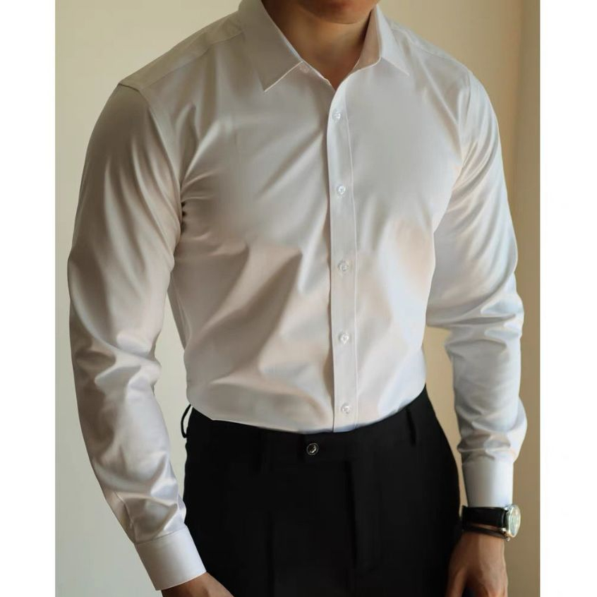Camisa Social Masculina Manga longa Slim Fit