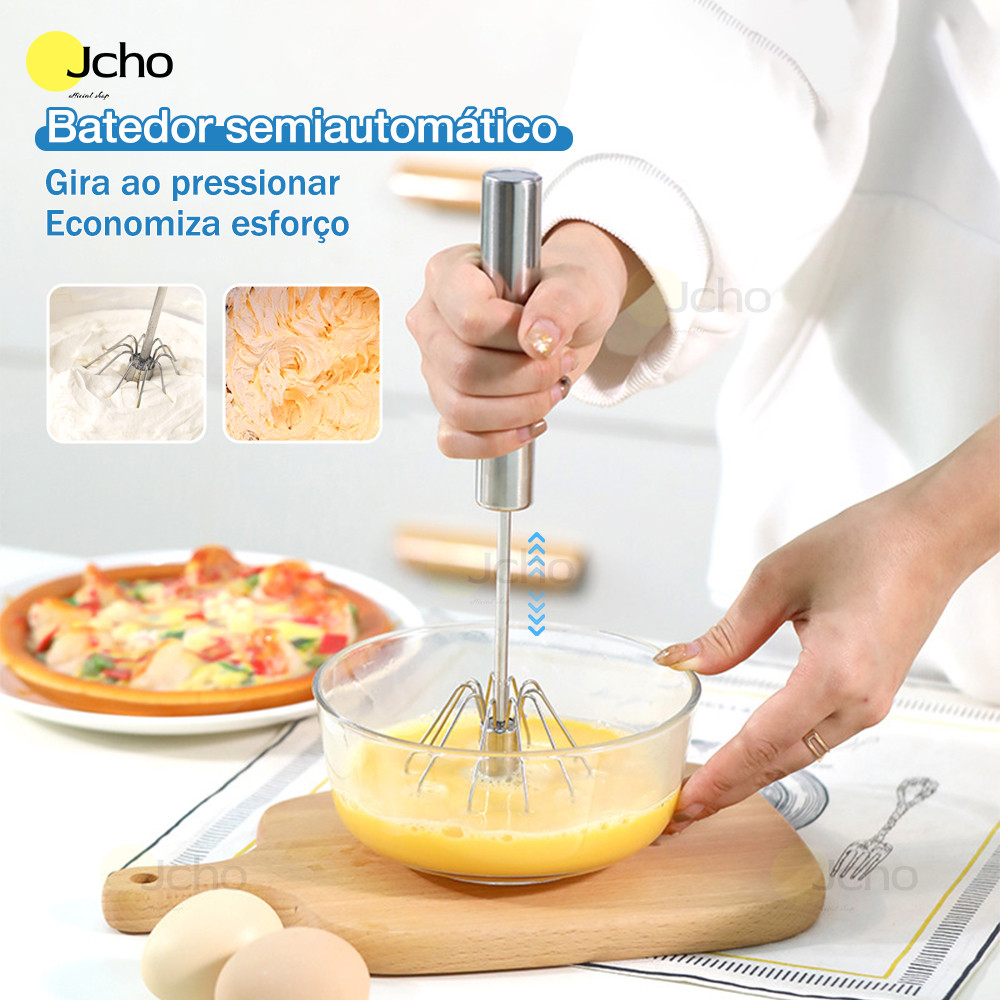 JCHO  Batedeira de bolo de aço inox semi automático batedor de ovos  misturador mixer de ovo