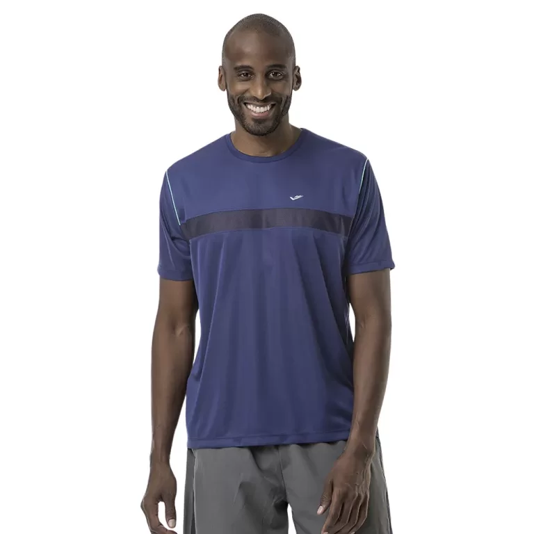 Camiseta Elite Masculina Gola Careca Detalhe Ombro