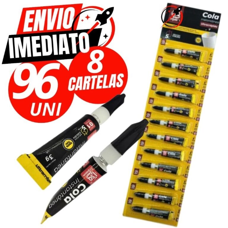Kit 96 Unidades Super Cola 3g Instantânea Cola Tu