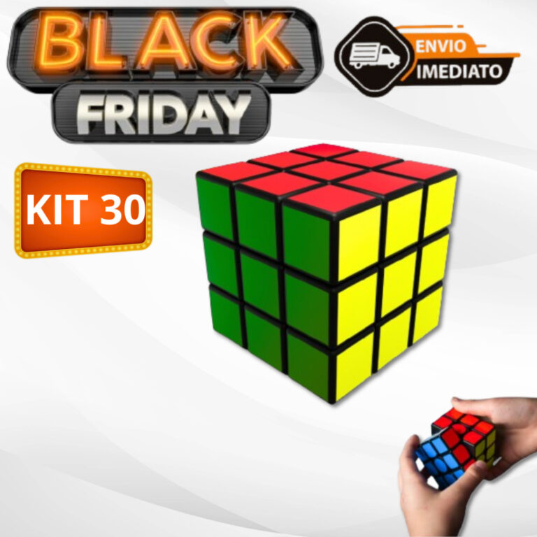 Kit 30 Cubo Mágico 5x5cm Brinquedo Interativo Cri