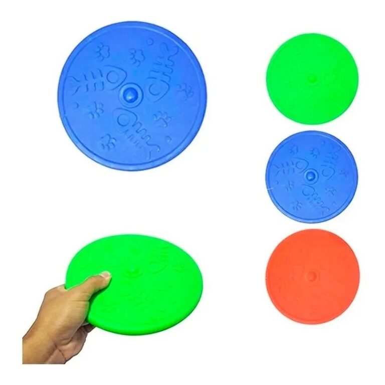 Frisbee Brinquedo Pet Disco Cachorro Borracha Dog 