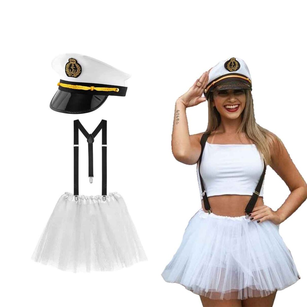 Fantasia Marinheira Festa Carnaval Bloquinho