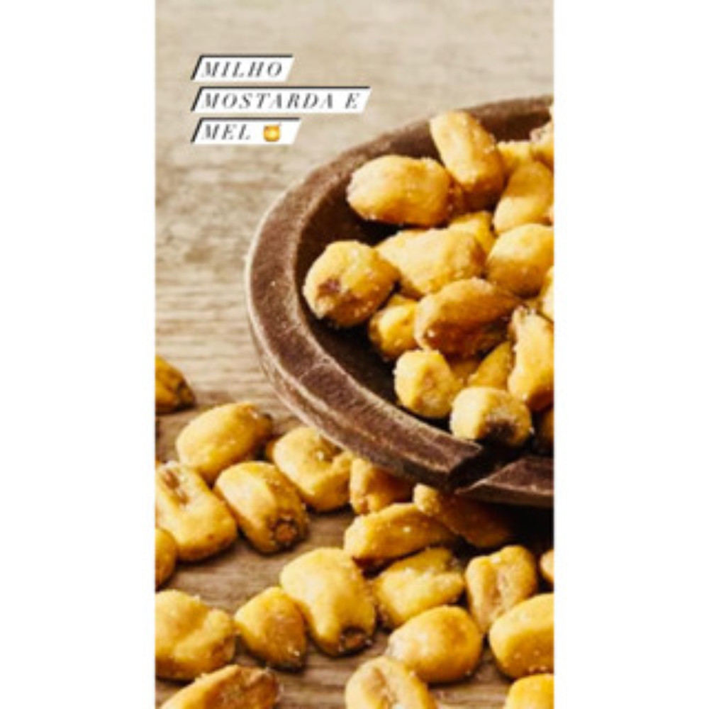 Milho Torrado Graos Life Mostarda e Mel