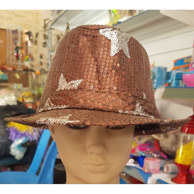 Carnaval chapeu gliter estrela