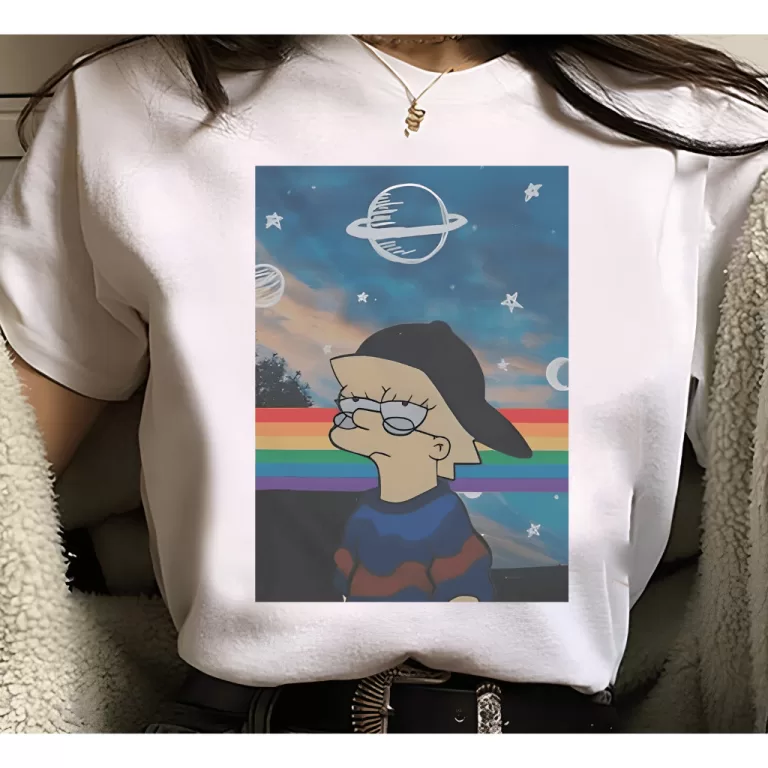 Camiseta StreetWear Lisa Simpson Estilosa