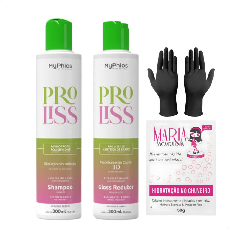 Kit Escova Progressiva Sem Formol Pro Liss Selagem