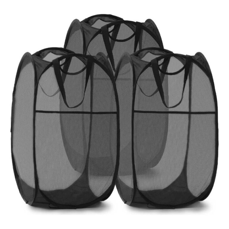 Cesto de Roupa Suja Dobrável Grande Organizador M