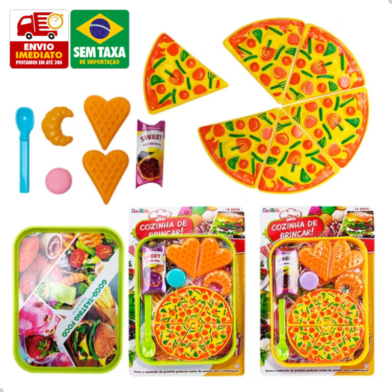 Brinquedo Comidinha de Plástico Com Acessórios P