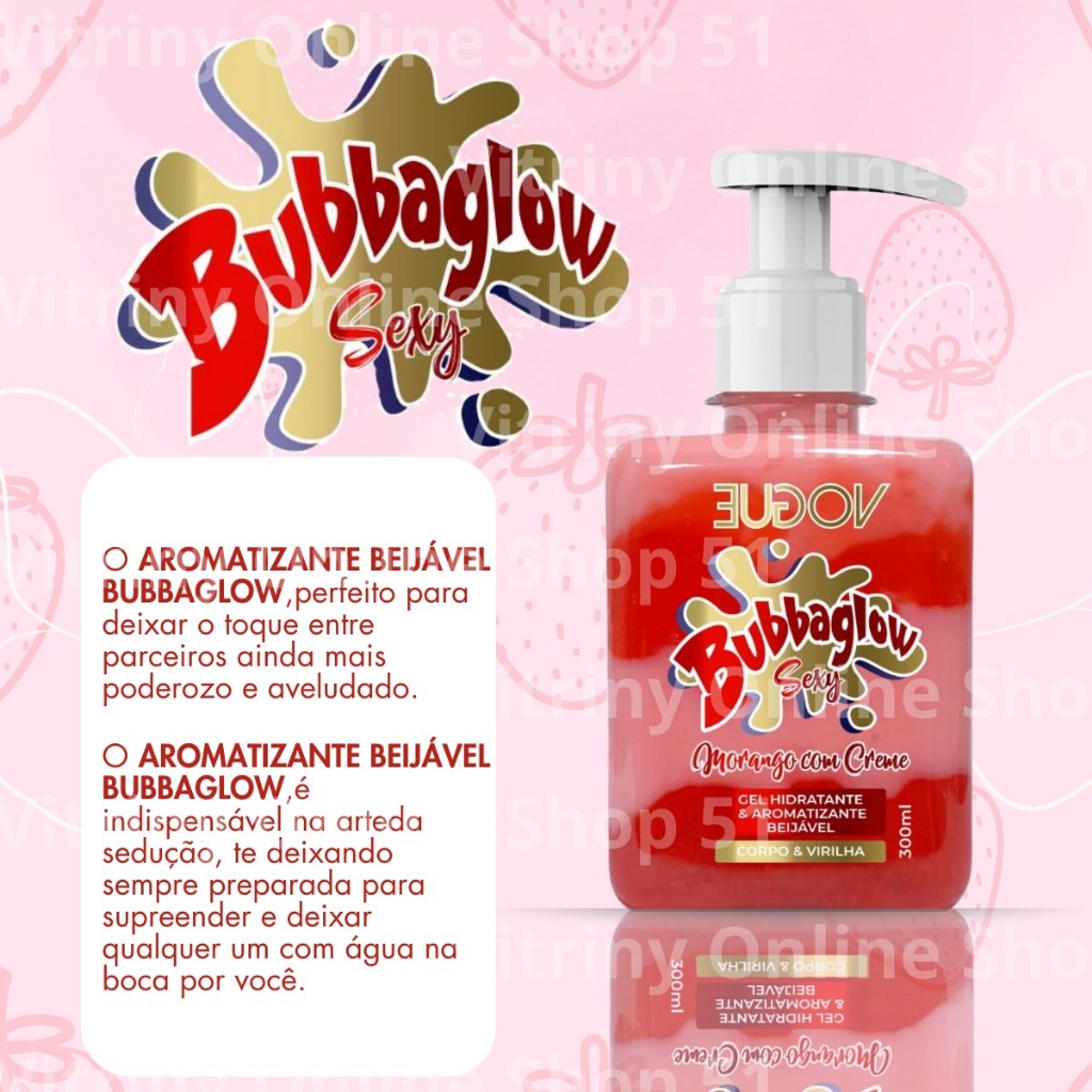 Blow Gel Creme Hidratante Aromatizante Beijável Morango 300g