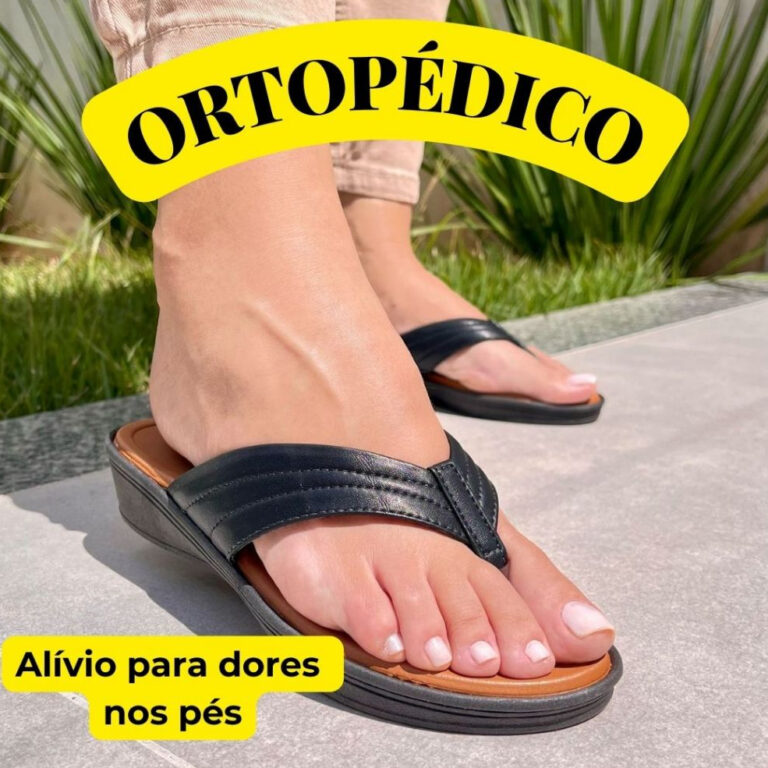 Chinelo Feminino Anatomico  Sandália Feminina Ded