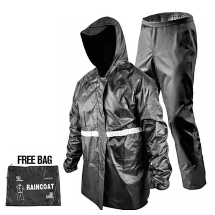 Conjunto Capa De Chuva Para Motoqueiros Ciclistas 