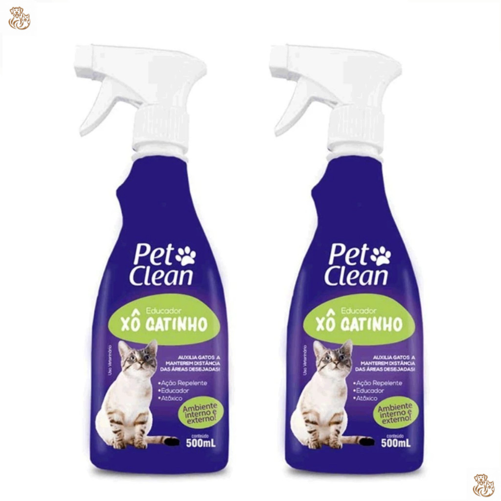 Combo 2 Educadores Sanitário Xo Gatinho Pet Clean para Gatos 500 ml