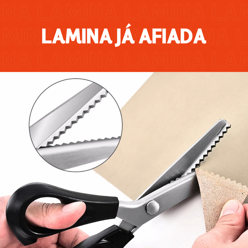Tesoura de Picotar Tecidos – BC