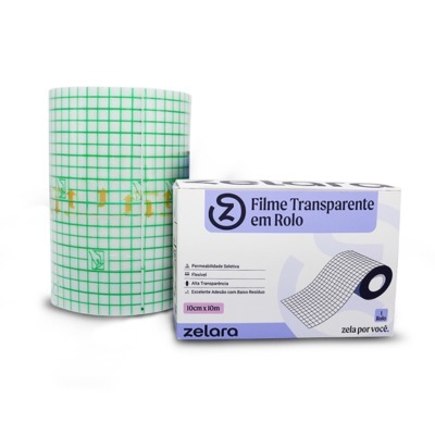 CURATIVO FILME TRANSPARENTE ROLO 10CM X 10MTS R