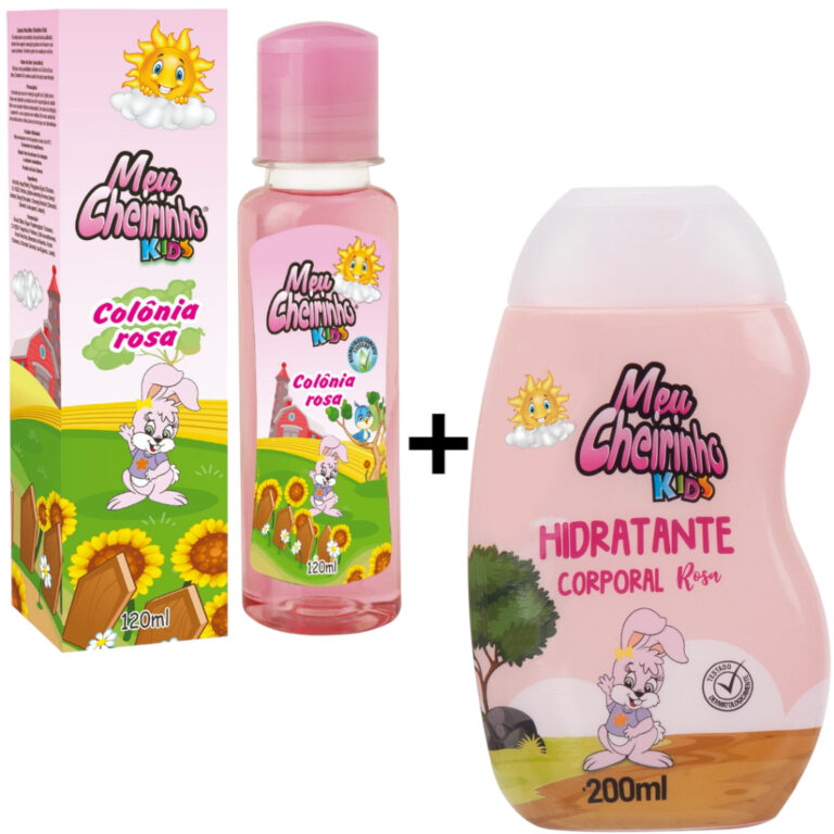Kit Colónia Hidratante Infantil Meu Cheirinho Ros