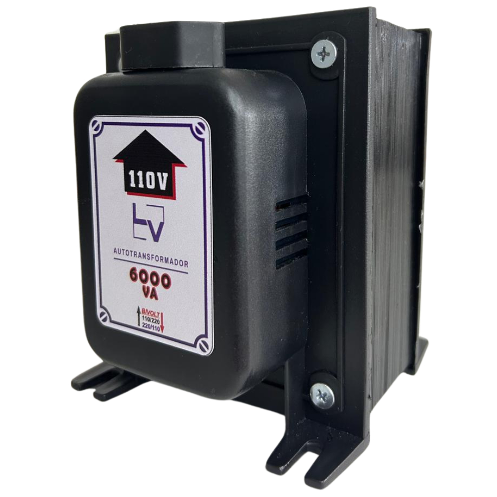 Auto Transformador 6000VA 110 para 220V Bivolt Conversor de Energia
