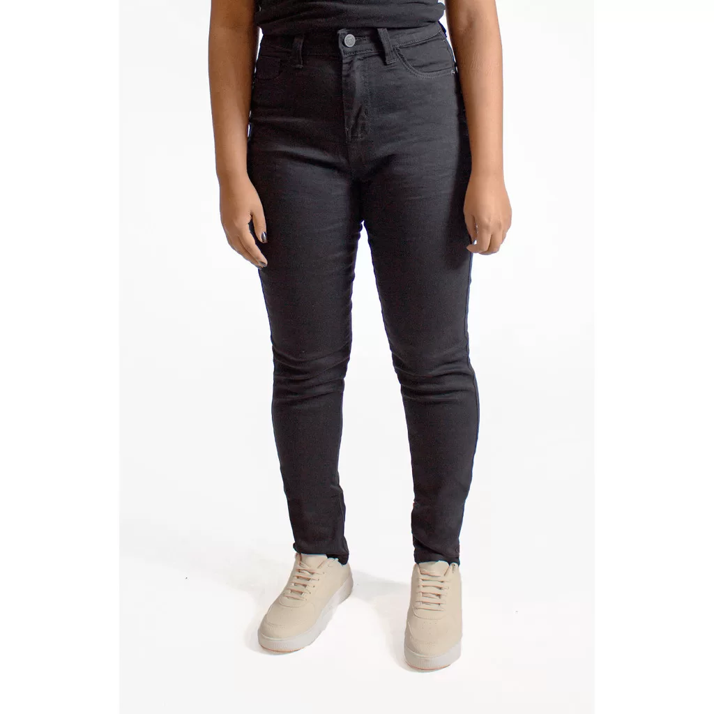 Calça Jeans Feminina Skinny Pala Coração Polo Wear Preto