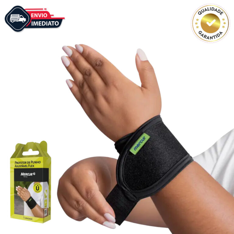 Kit C/2 Protetor De Punho Ajustável Flex Mercur E