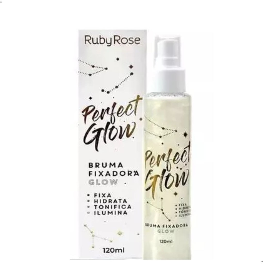 Bruma Fixadora Maquiagem Perfect Glow Ruby Rose 120ml
