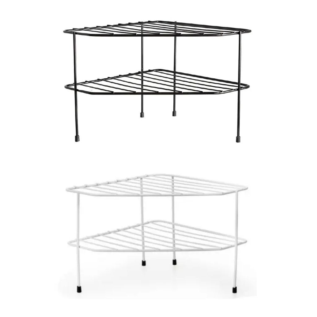 Organizador de Pratos 3 Andares Suporte de Ármário Multiuso