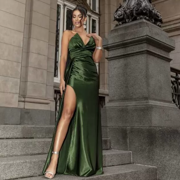 Vestido Longo de Festa Tomara que Caia Sereia Esti
