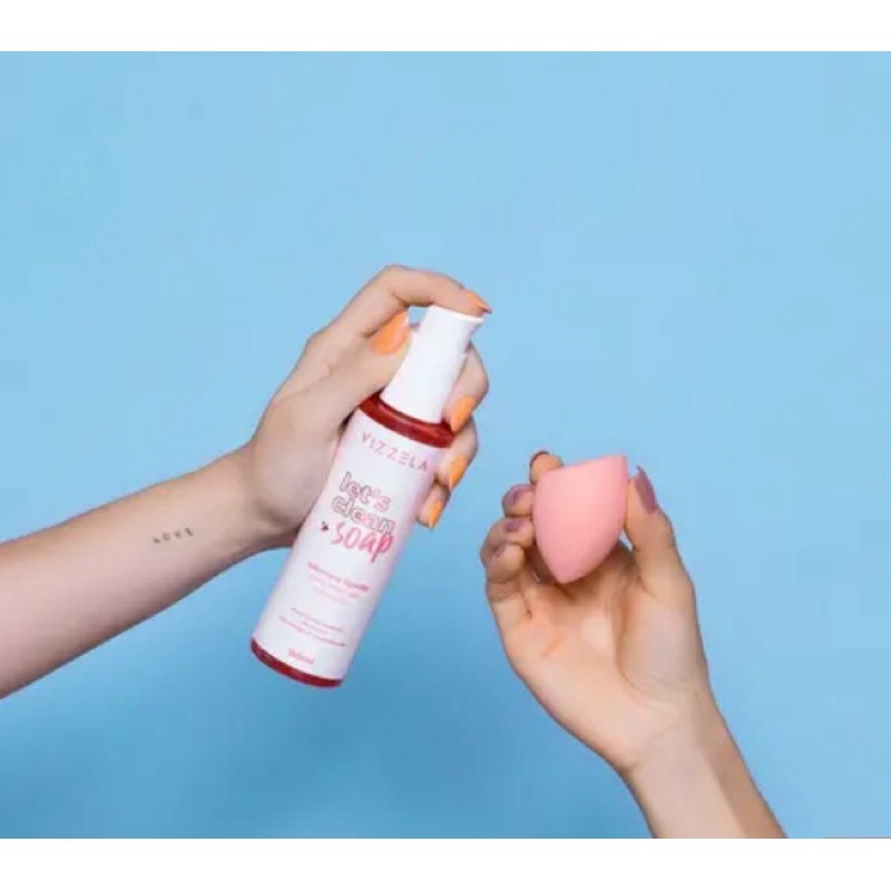 Sabonete LIMPEZA para pincéis e esponjas – Lets clean soap 150ml – Vizzela