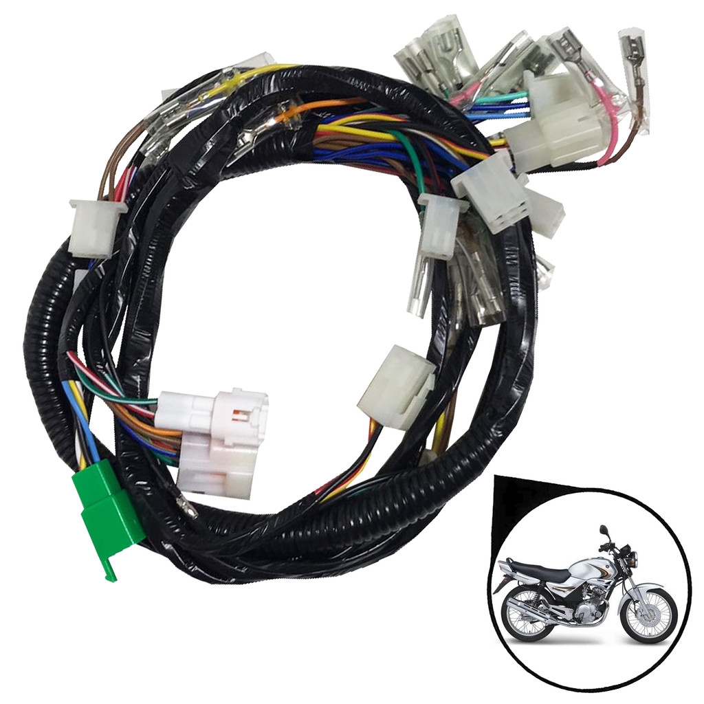Chicote Completo Yamaha Ybr 125 E Ed 2004 2005 Mod Original
