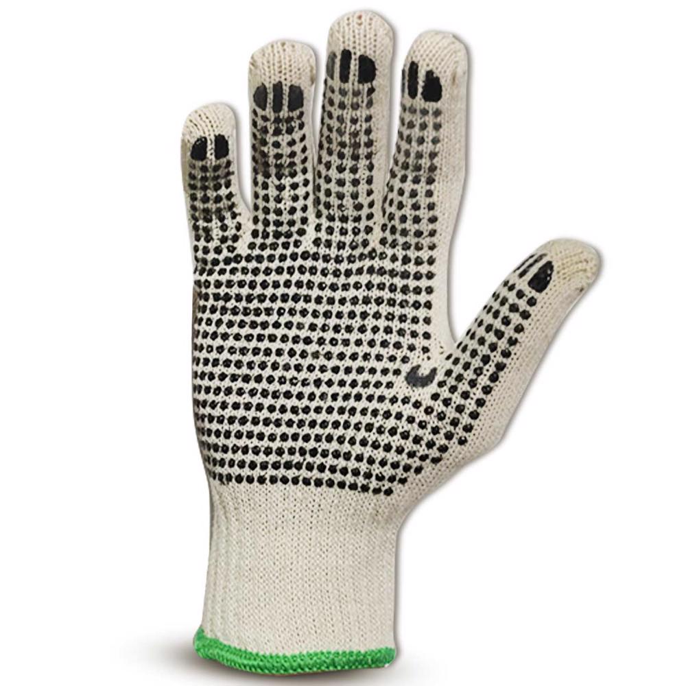 kit 36 pares Luva de Algodão Pigmentada Branca de Segurança EPI Unissex Tam. Único