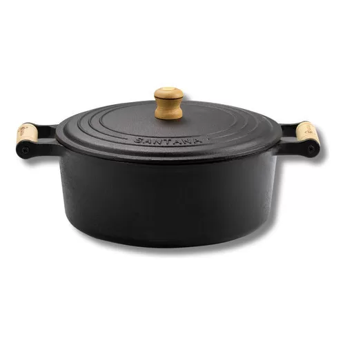Panela De Ferro Caçarola de Ferro Fundido com Tam