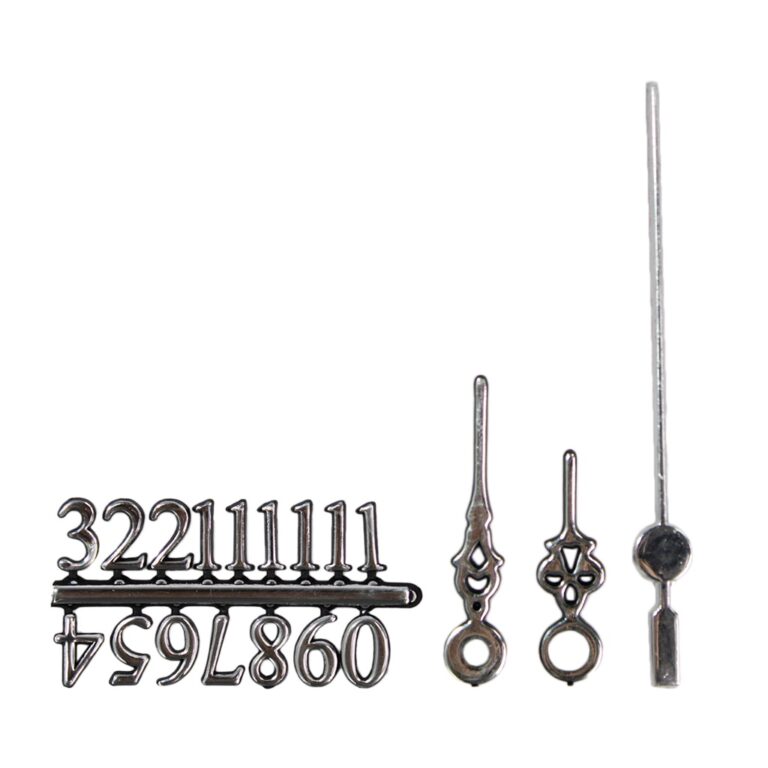 Kit De Ponteiros Números Para Relógio Analógico