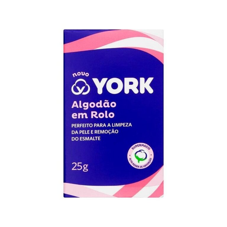 Algodão York: Caixa de 25g para Cuidado